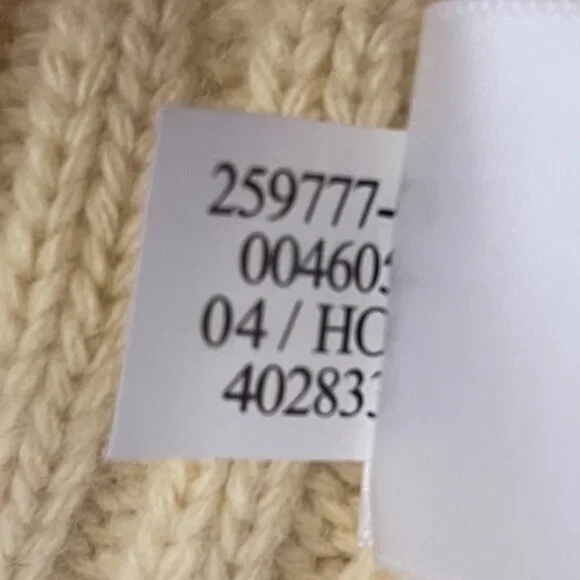 Banana Republic Women Cable Knit Shawl Collar Sweater Size M Butter Yellow Cozy - Picture 7 of 12